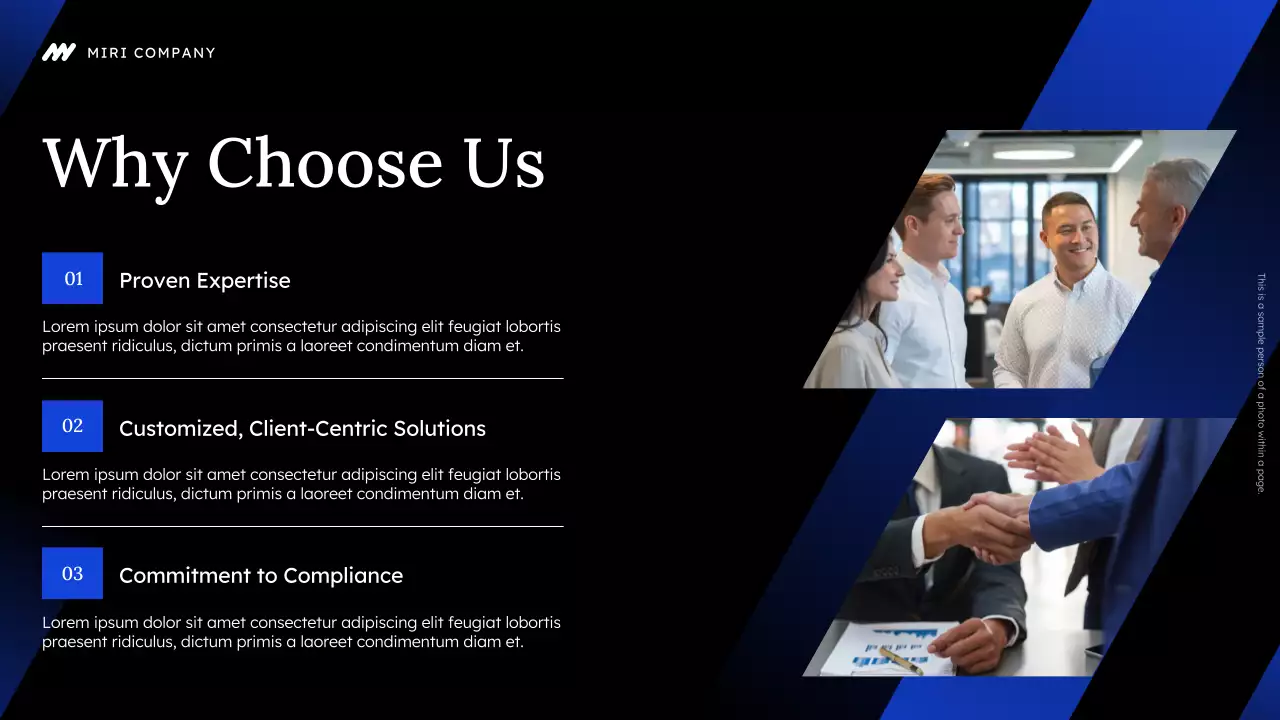 Black Modern Tax Consulting Presentation