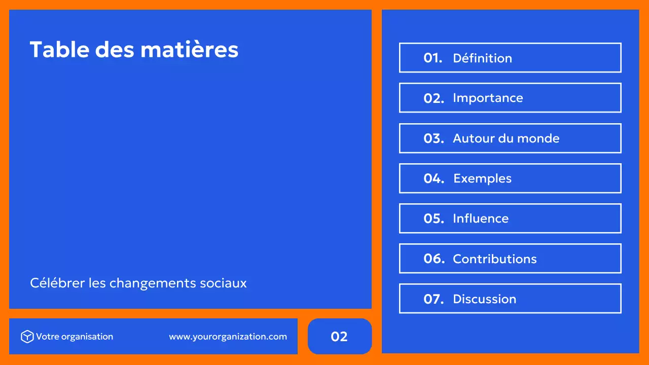 promotion des droits civiques en bleu moderne