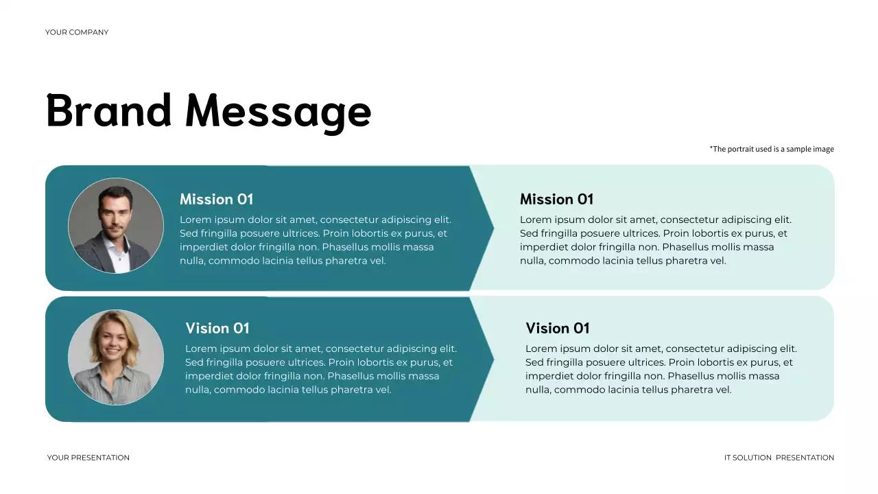 Blue Modern IT Solution Presentation