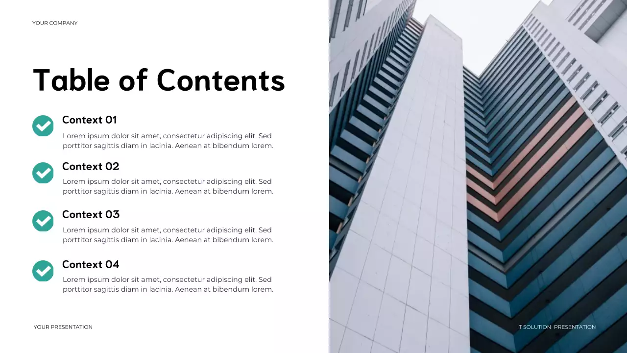 Blue Modern IT Solution Presentation