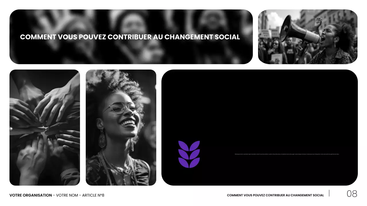 présentation des mouvements civils modernes noirs