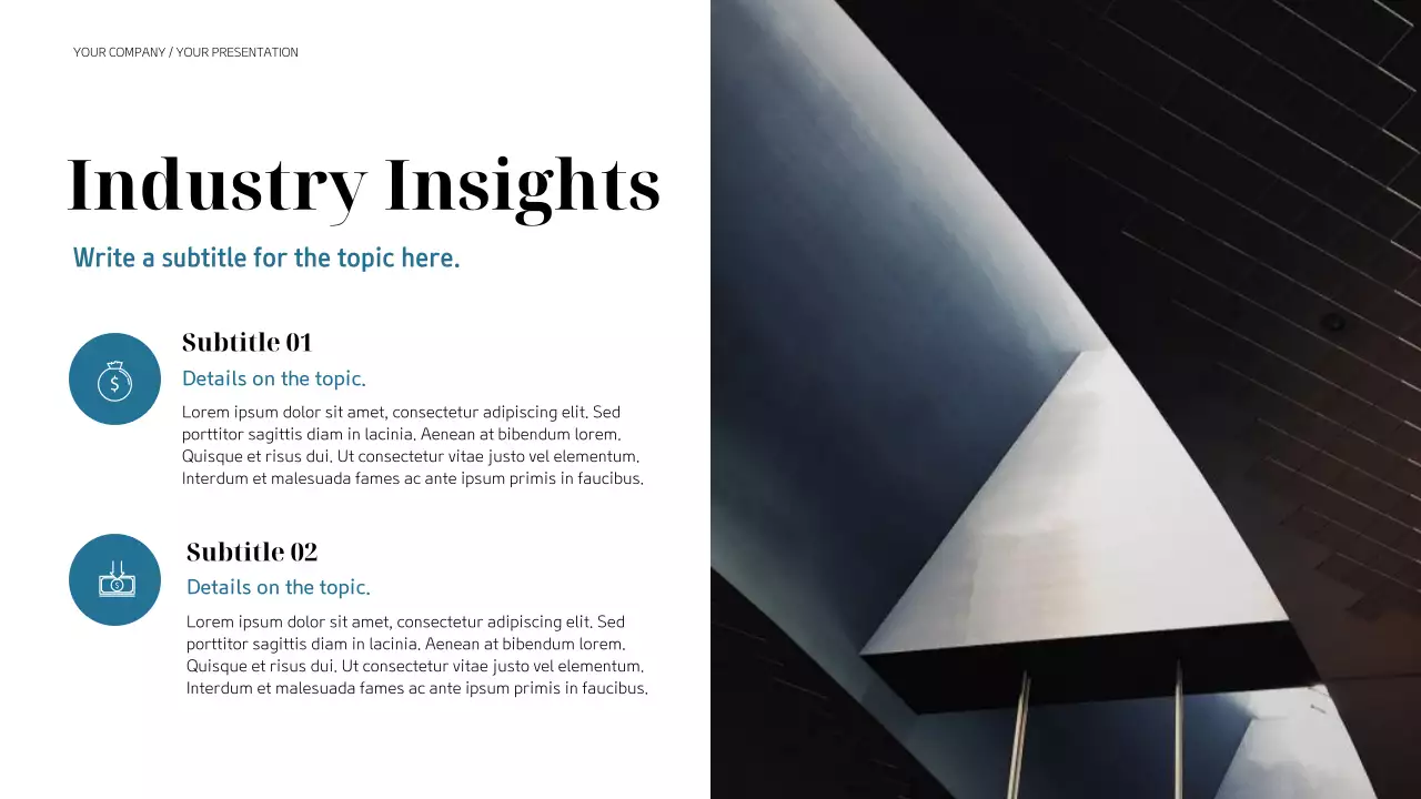 Black Modern Business Consulting Presentation