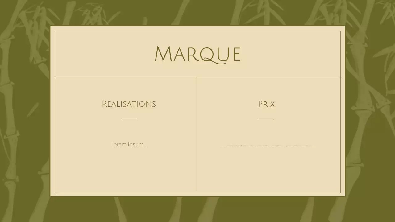 catalogue de produits botaniques verts