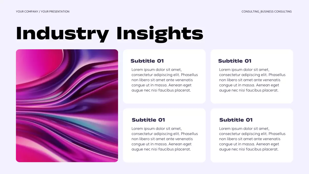 Purple Modern Business Consulting Presentation