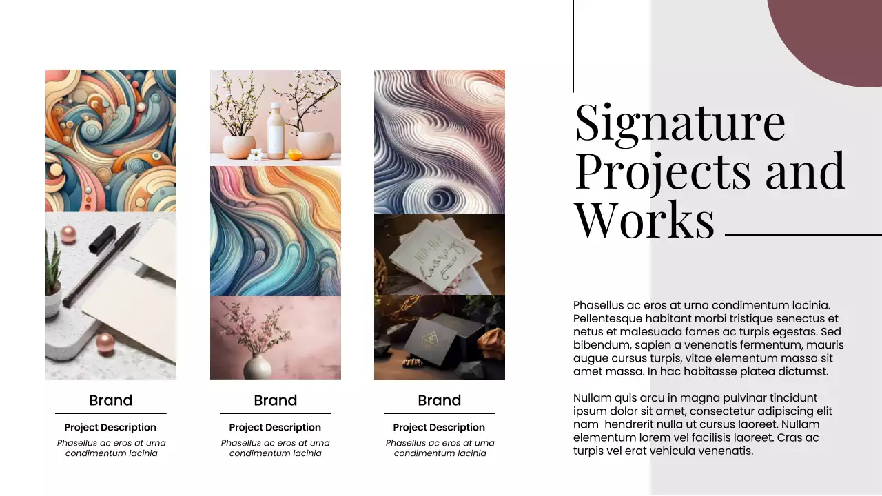 White Modern Graphic Design Portfolio Presentation