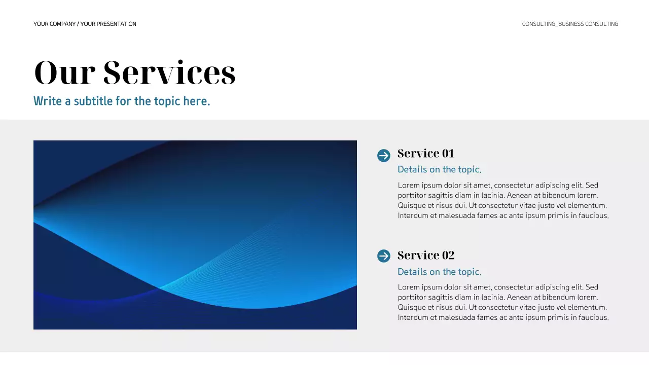 Black Modern Business Consulting Presentation