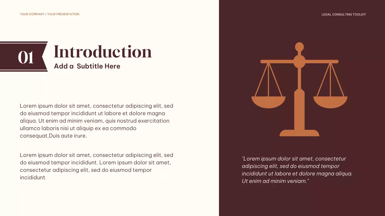 Brown Classic Legal Consulting Presentation