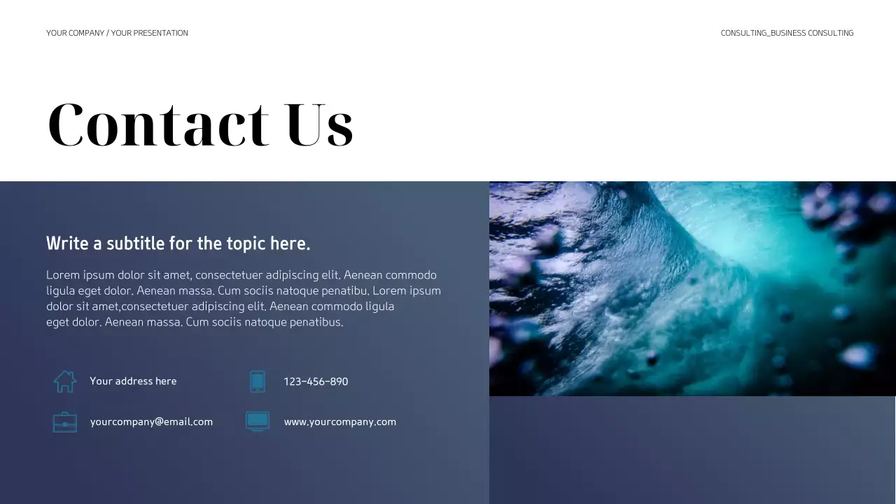 Black Modern Business Consulting Presentation