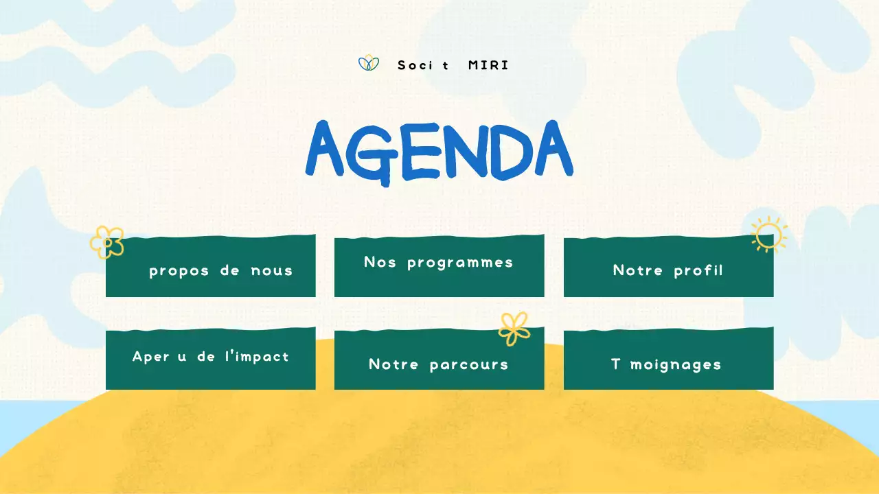 présentation de l'association verte et biologique à but non lucratif