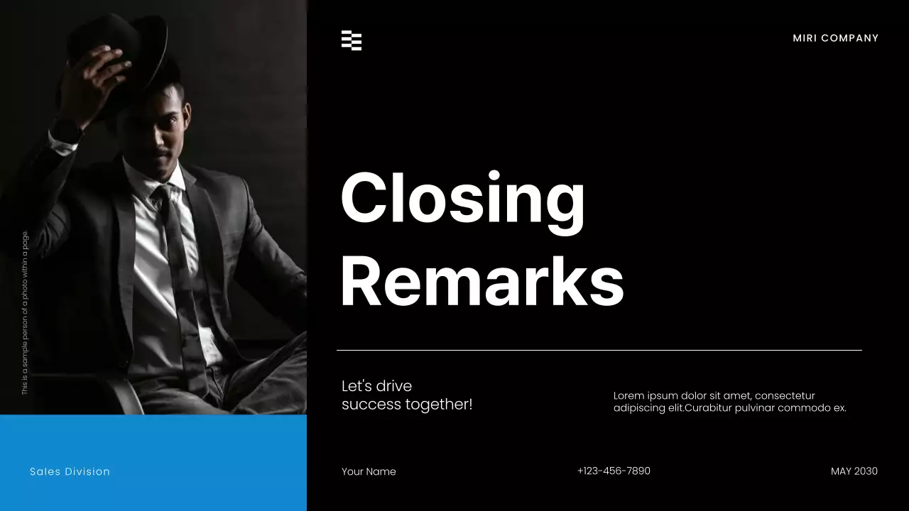 Black Modern Sales Tactics Presentation