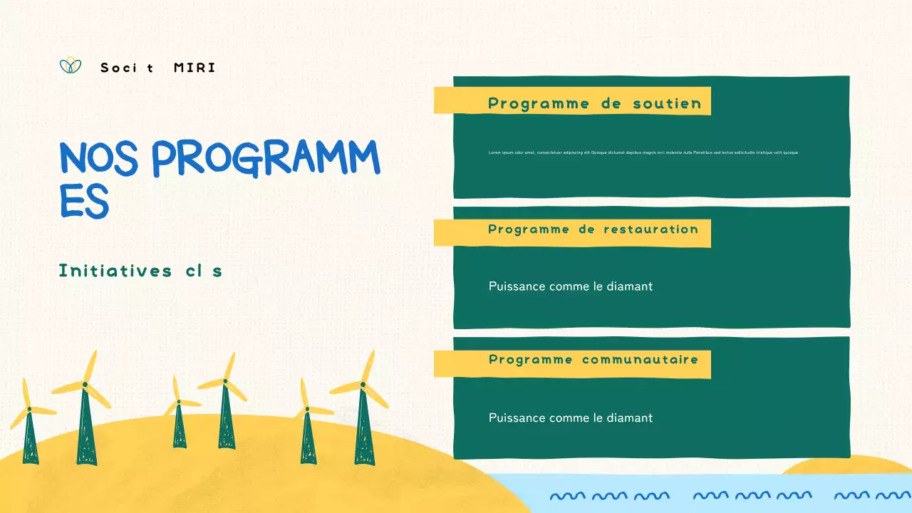 présentation de l'association verte et biologique à but non lucratif