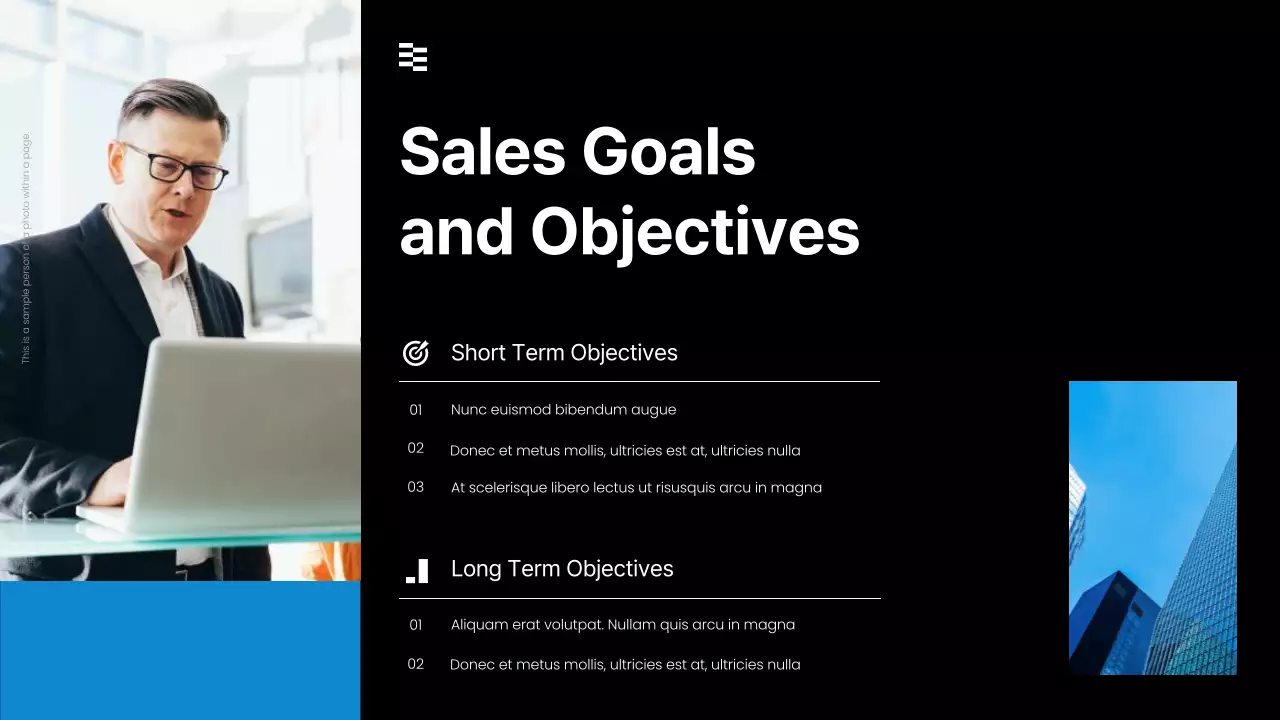 Black Modern Sales Tactics Presentation