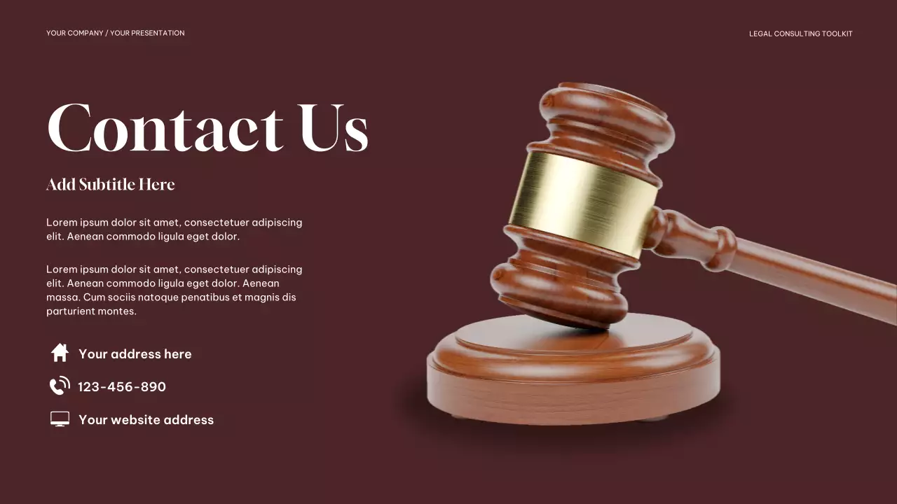 Brown Classic Legal Consulting Presentation