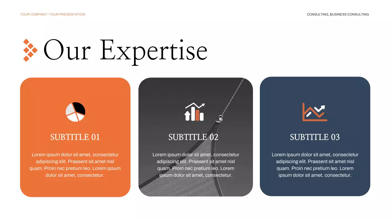 Orange Modern Business Consulting Presentation