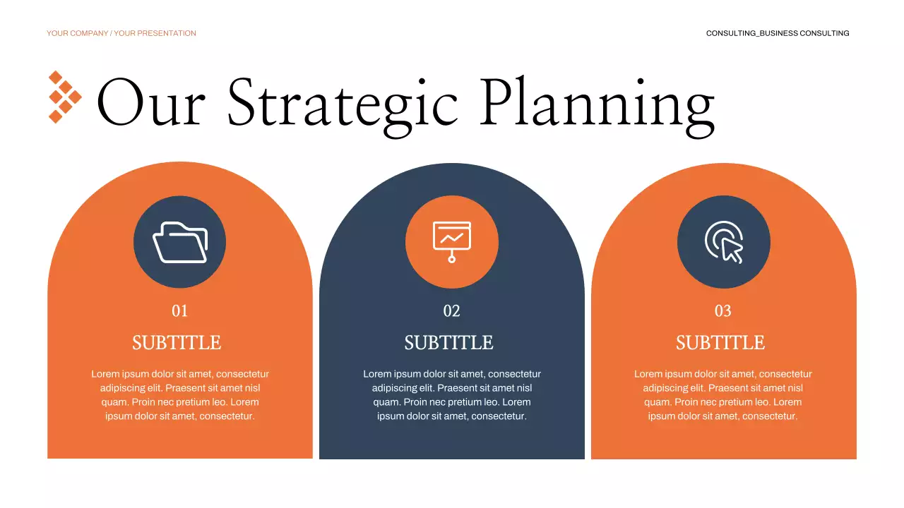 Orange Modern Business Consulting Presentation