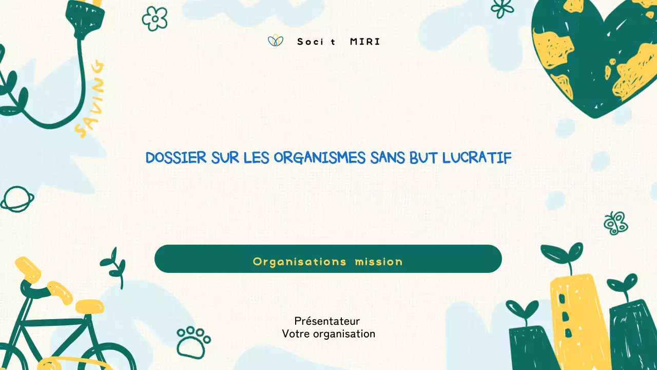 présentation de l'association verte et biologique à but non lucratif