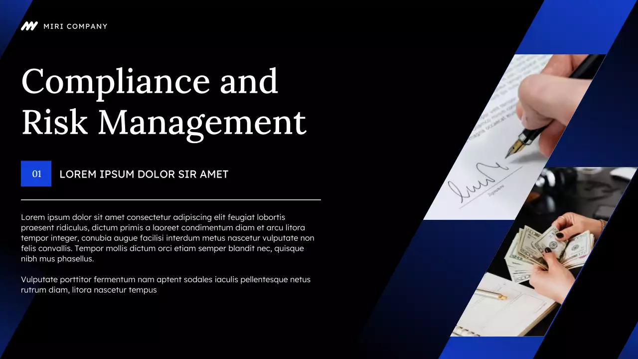 Black Modern Tax Consulting Presentation