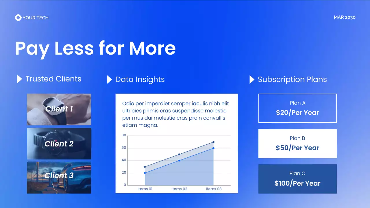 Blue Gradient Modern Health Tech Introduction Presentation