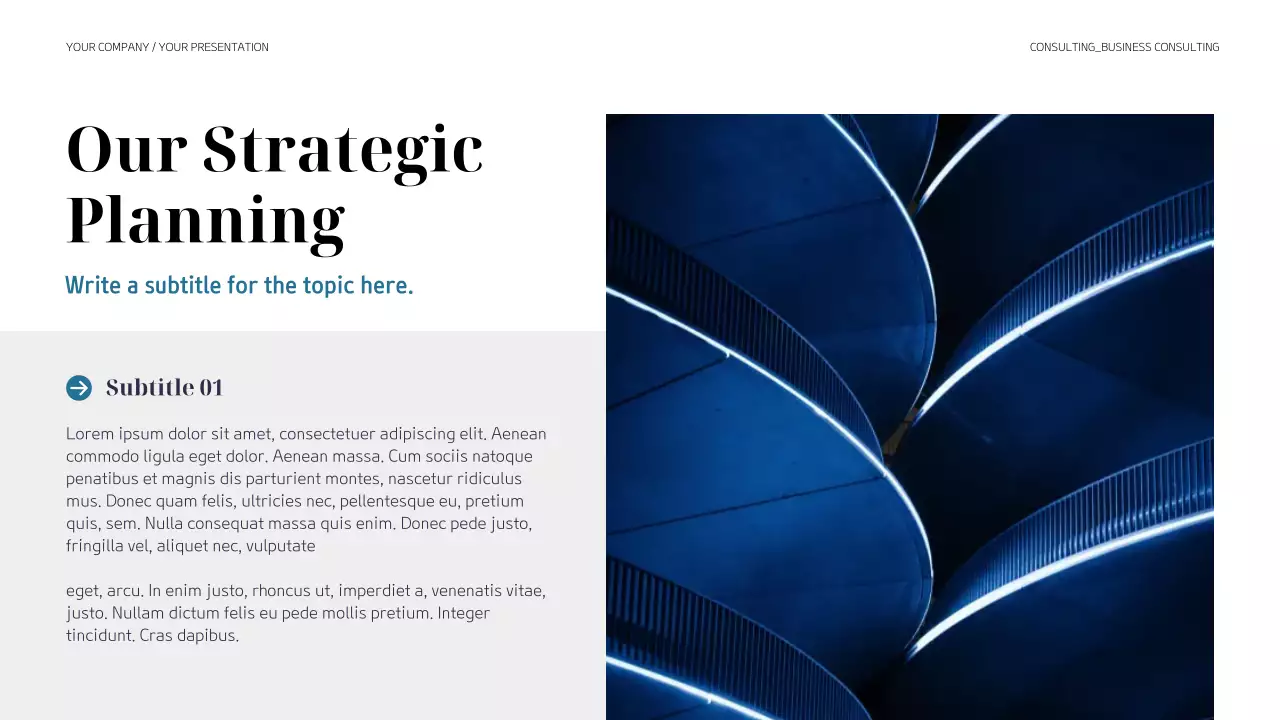 Black Modern Business Consulting Presentation