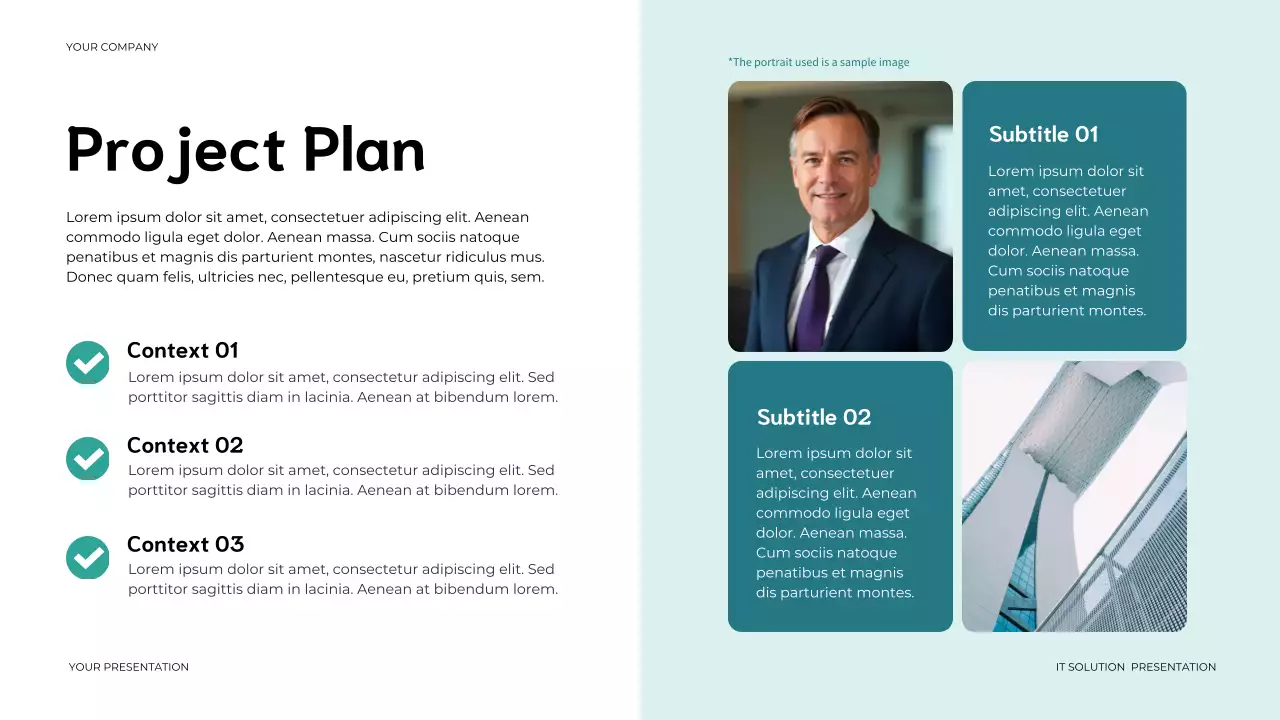 Blue Modern IT Solution Presentation