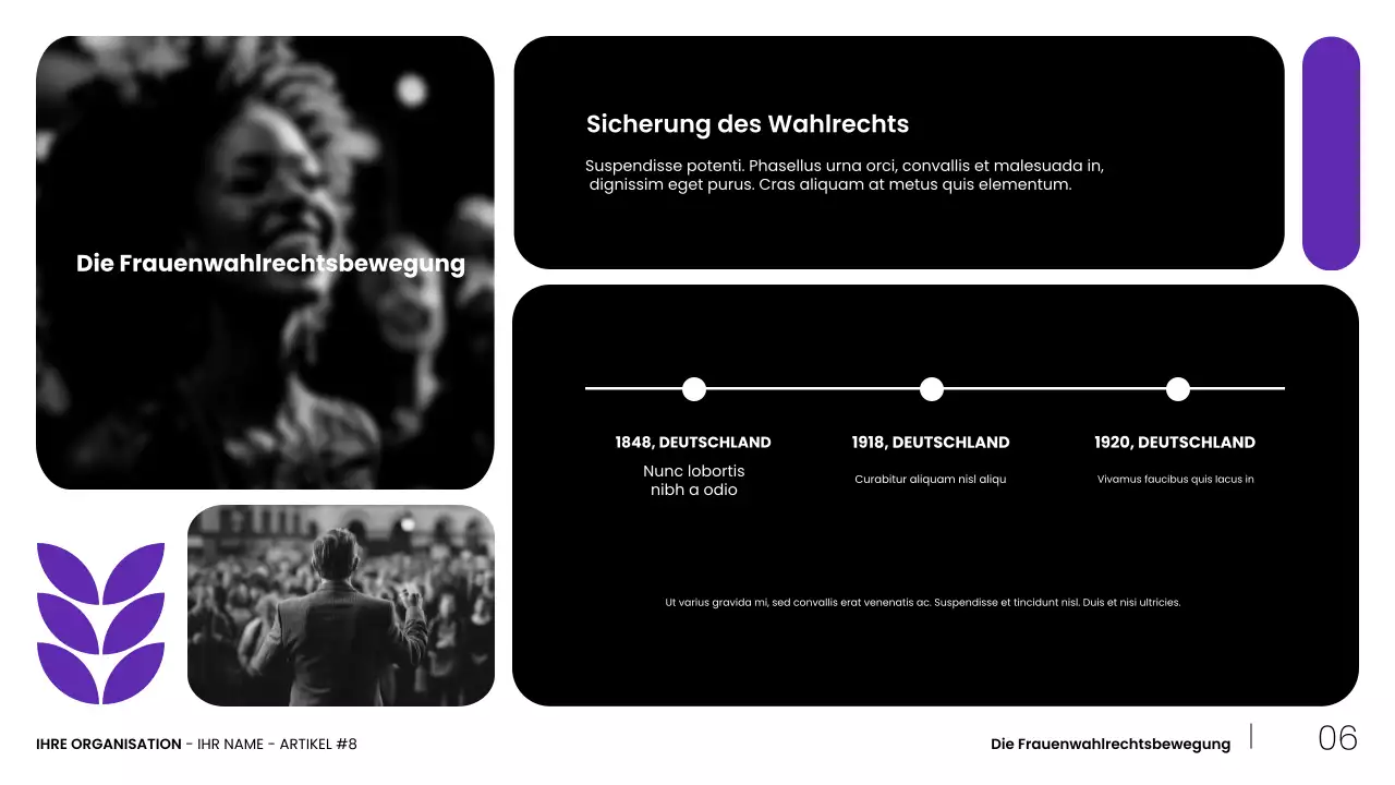 schwarze moderne bürgerbewegungen präsentation