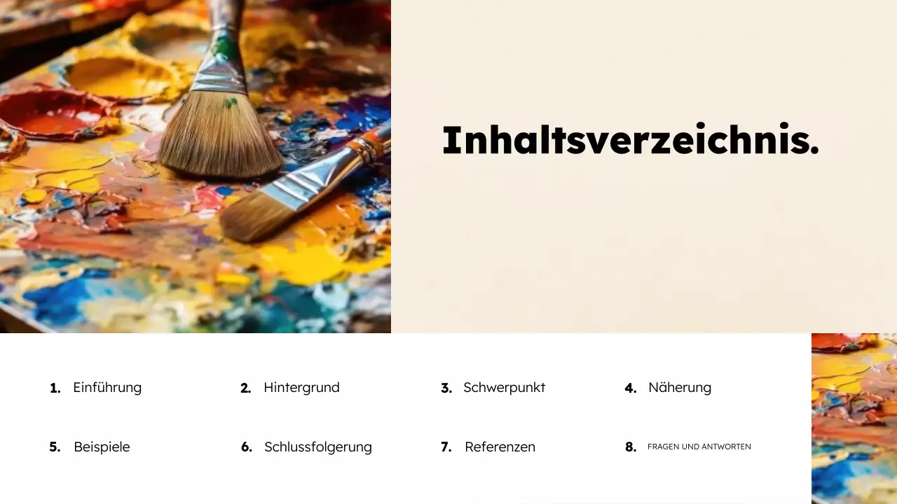 Präsentation zur modernen kulturellen Bildung