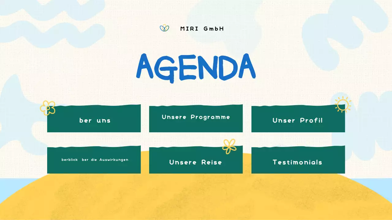 Grüne Bio-Non-Profit-Präsentation