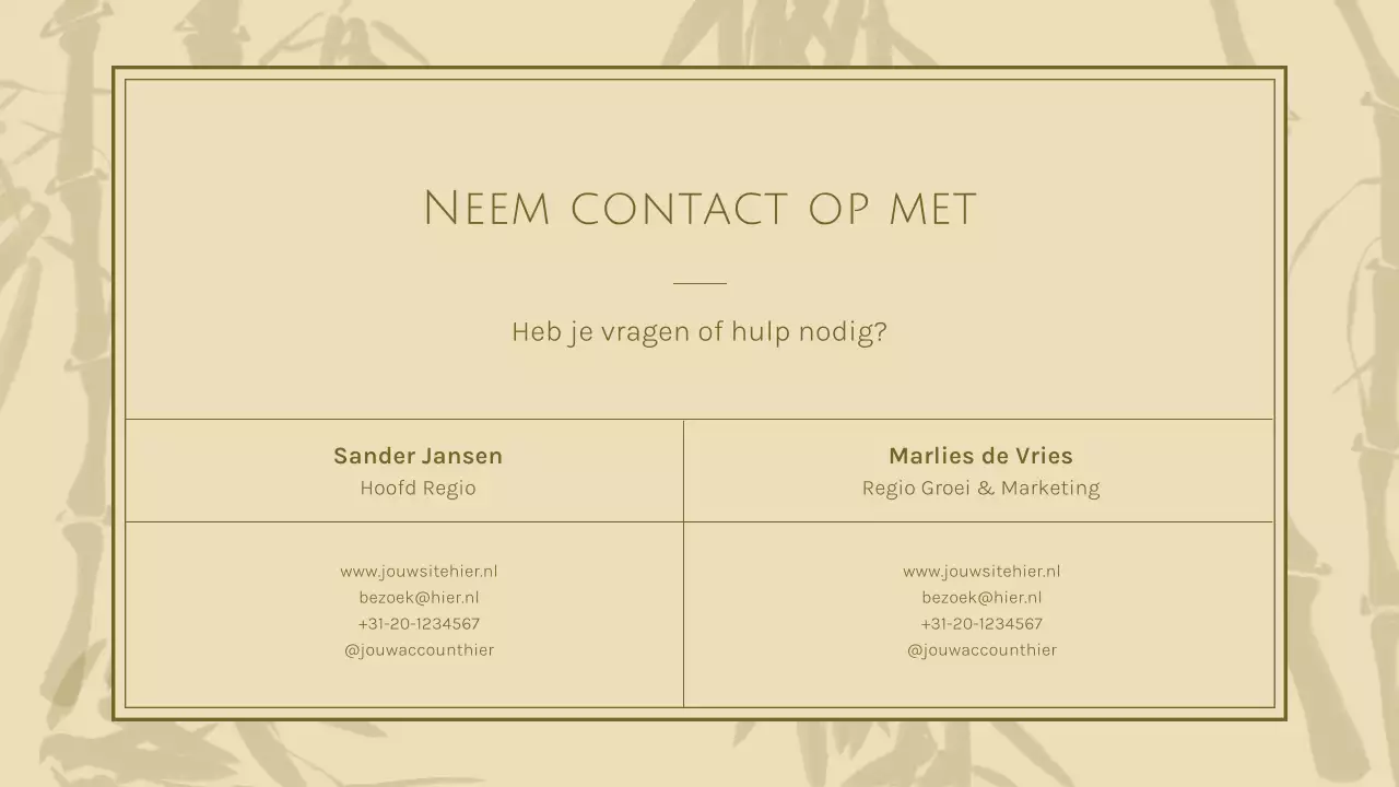 catalogus van groene botanische producten