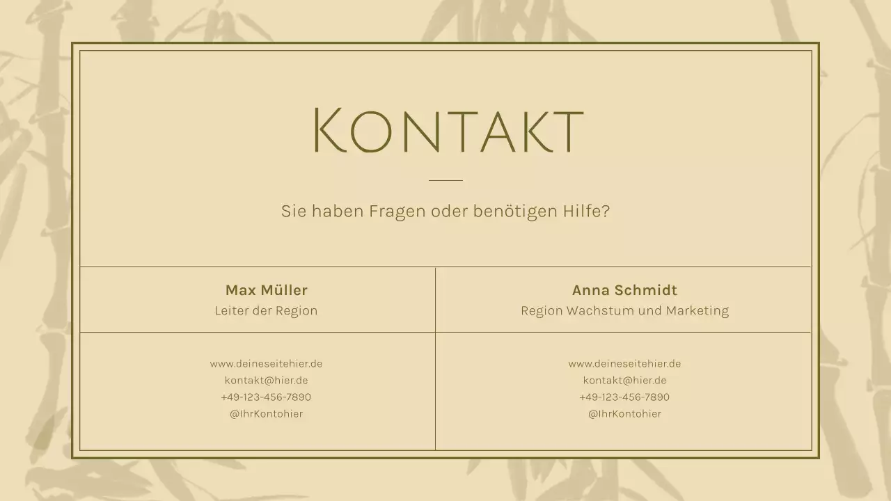 grüner botanischer Produktkatalog