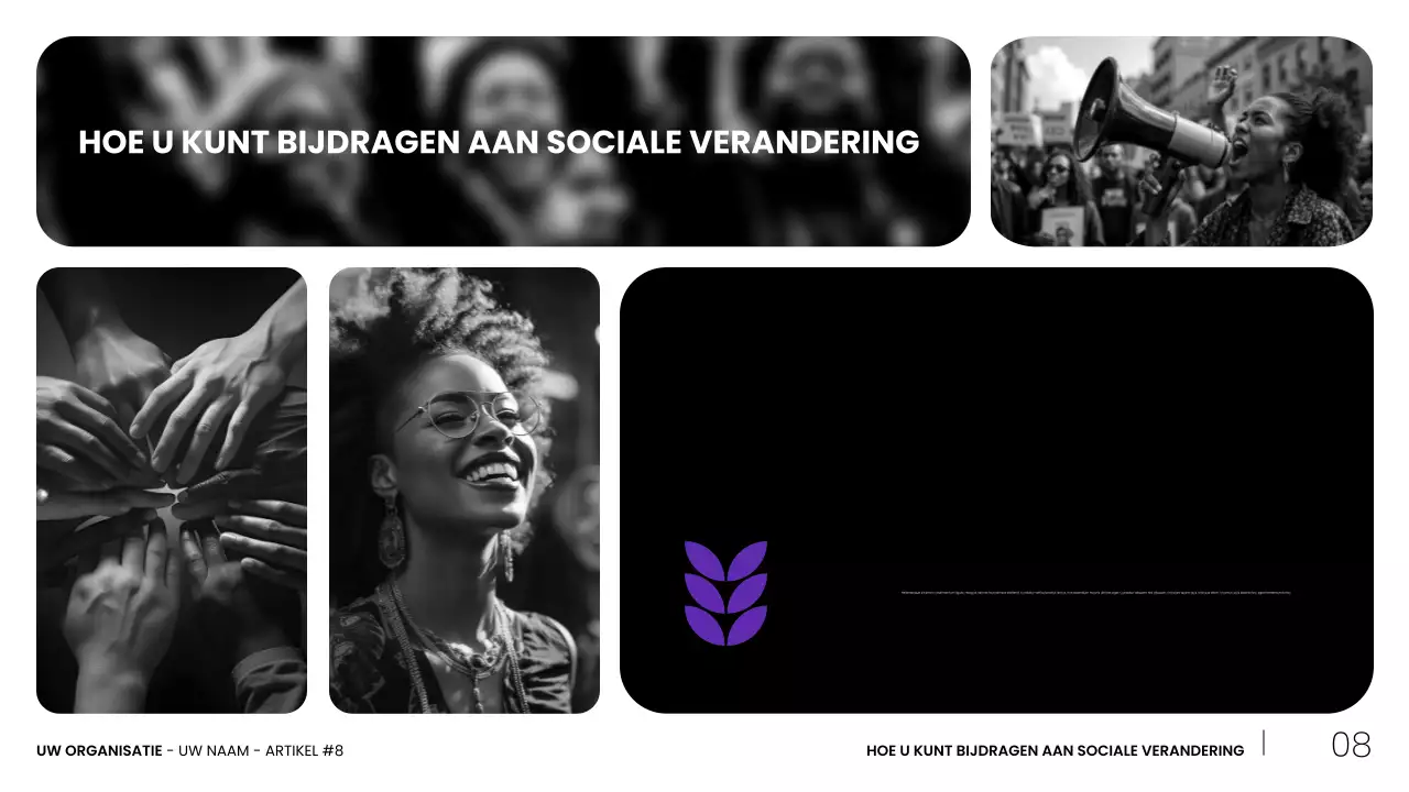 presentatie zwarte moderne burgerbewegingen