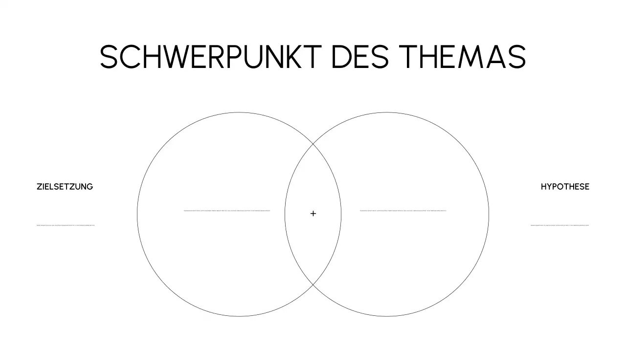 Schwarze minimale akademische Einführung Klasse Dokument