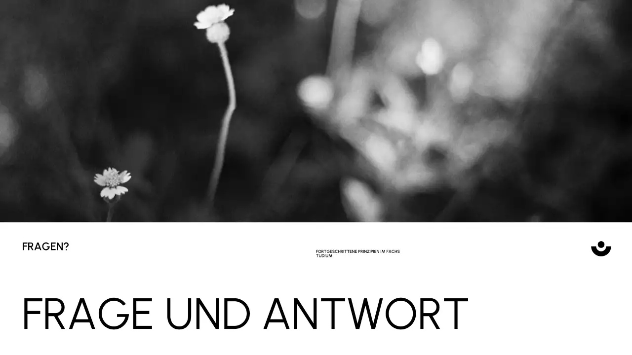 Schwarze minimale akademische Einführung Klasse Dokument