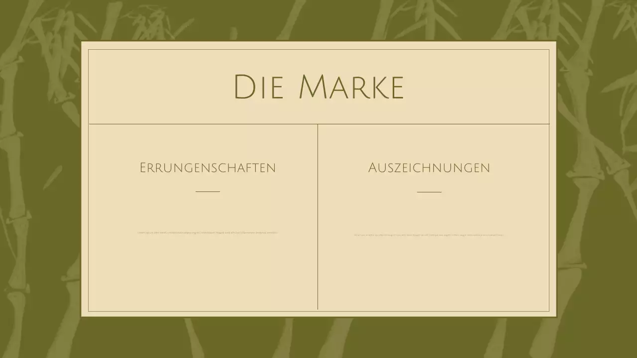 grüner botanischer Produktkatalog