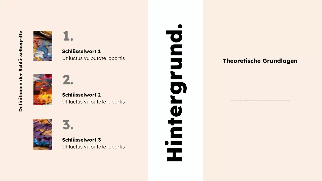 Präsentation zur modernen kulturellen Bildung