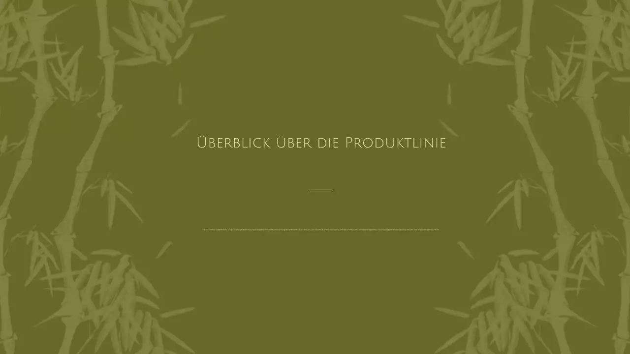 grüner botanischer Produktkatalog