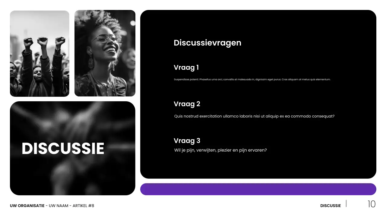 presentatie zwarte moderne burgerbewegingen