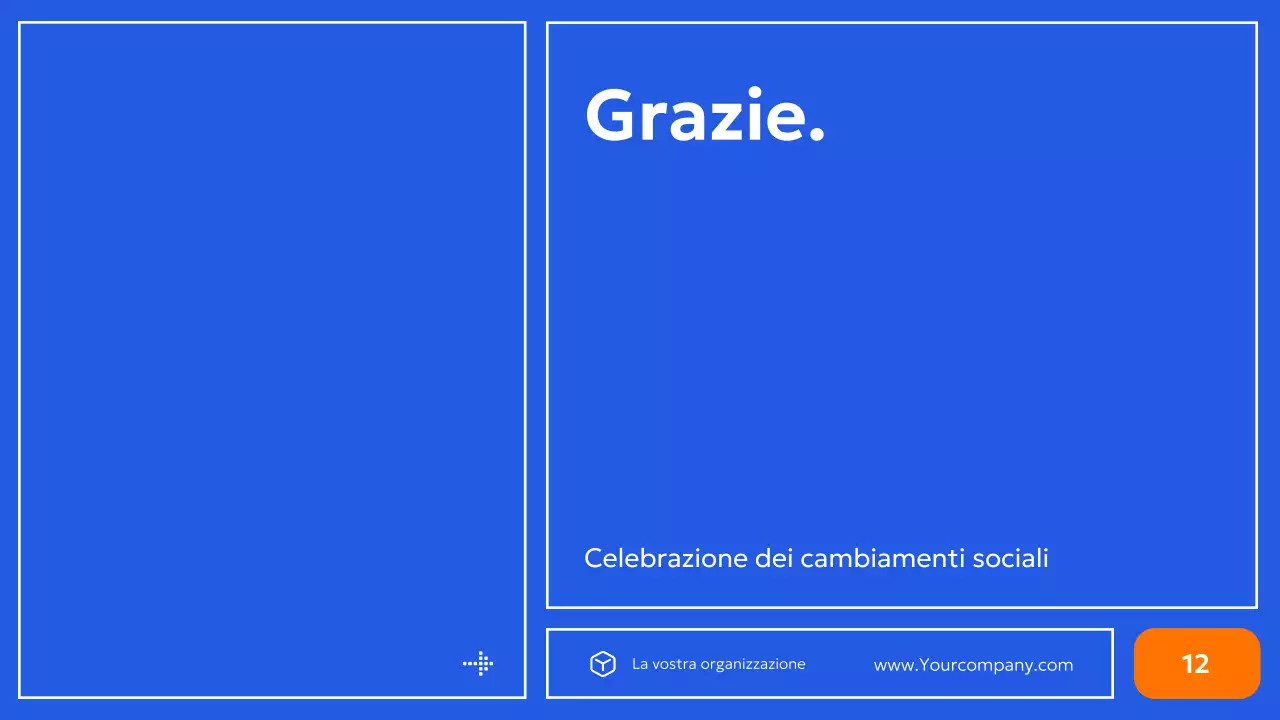 promozione dei diritti civili moderni in blu