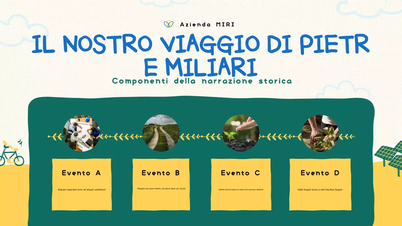 presentazione verde biologica no-profit