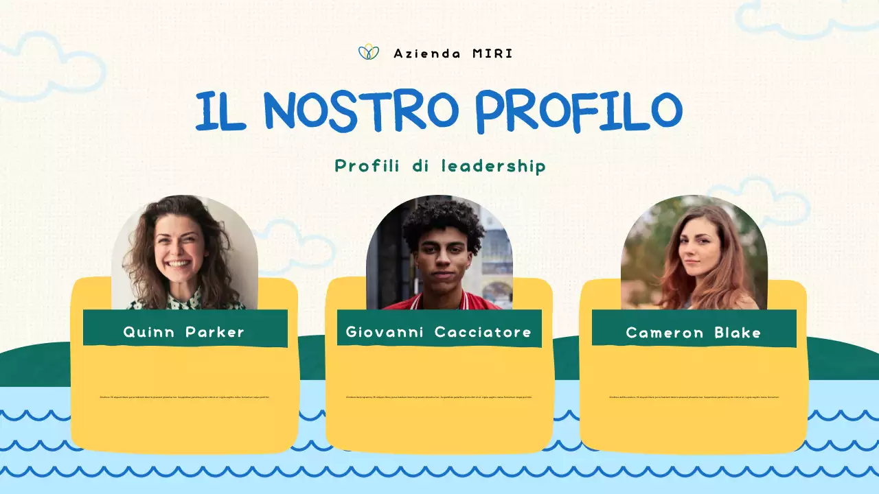 presentazione verde biologica no-profit