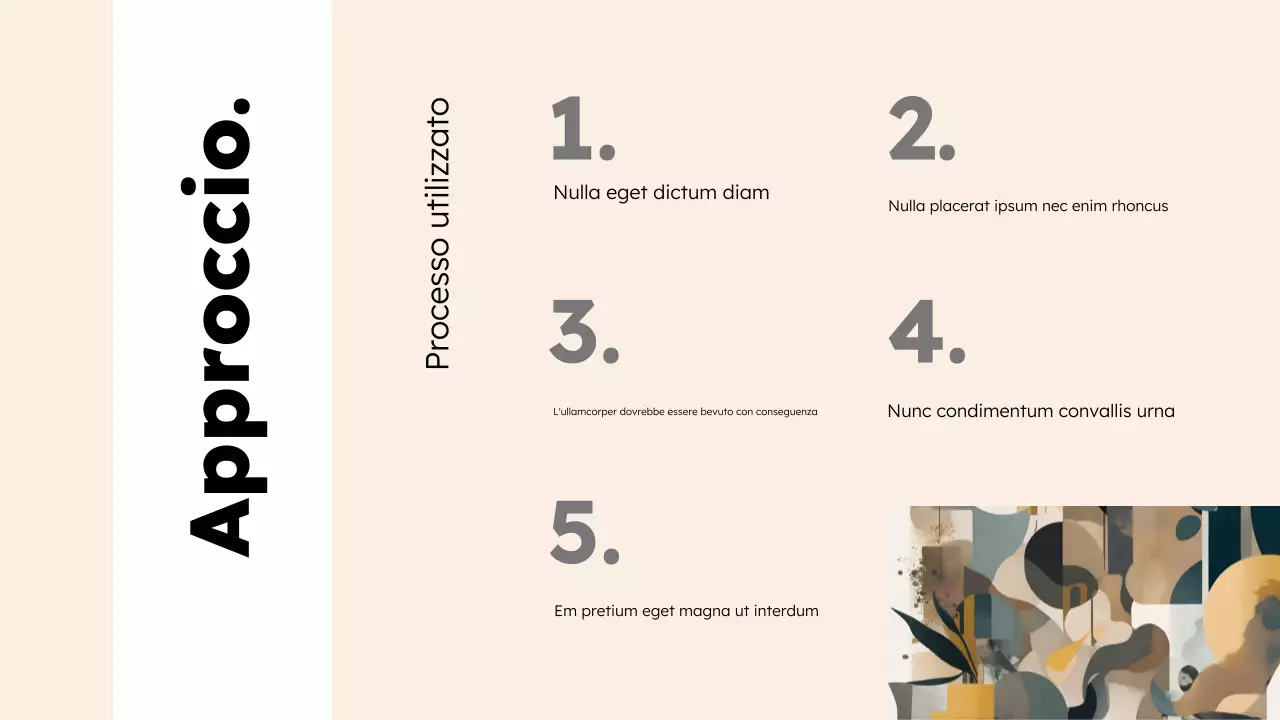 Presentazione dell'educazione artistica moderna