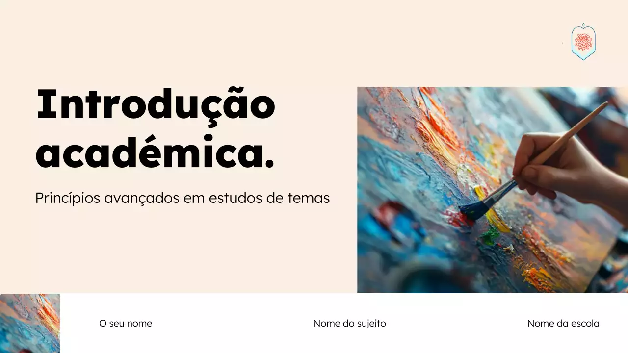 Apresentação da Educação Artística Moderna