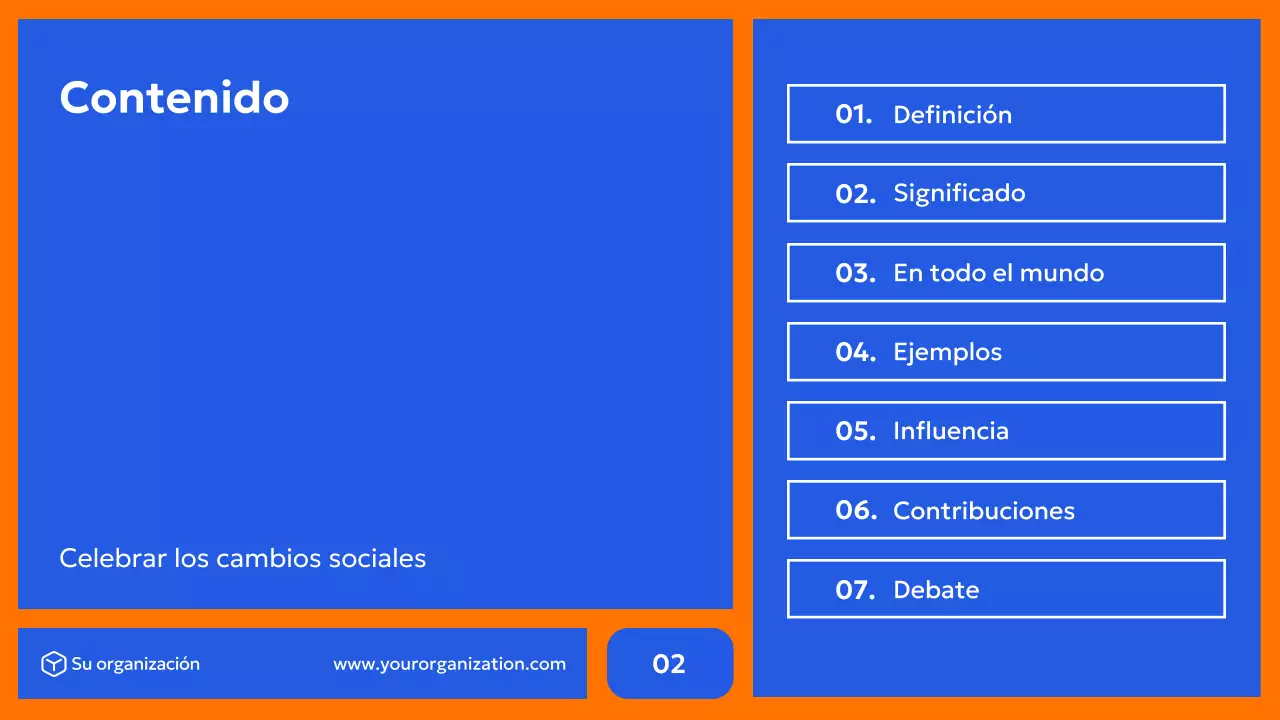 azul promoción moderna de los derechos civiles