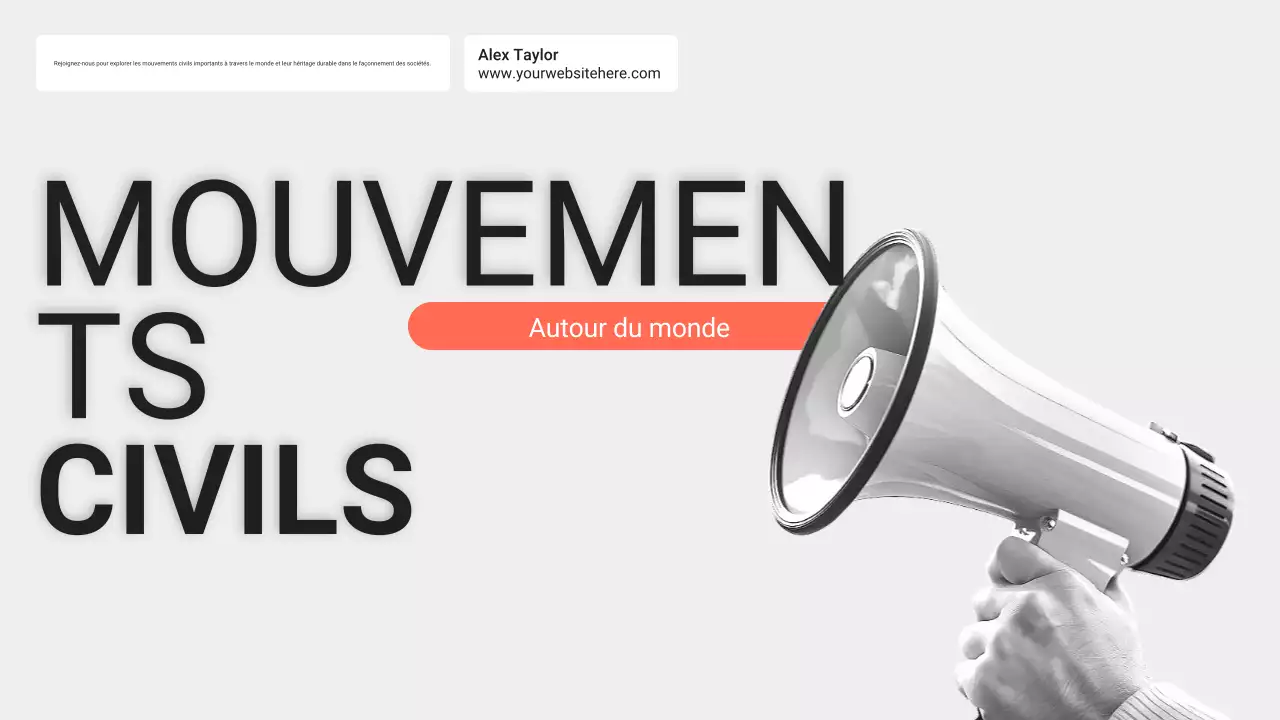 annonce sociale moderne grise