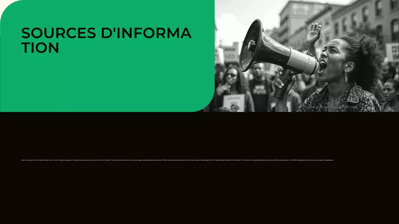 Présentation des mouvements civils modernes verts