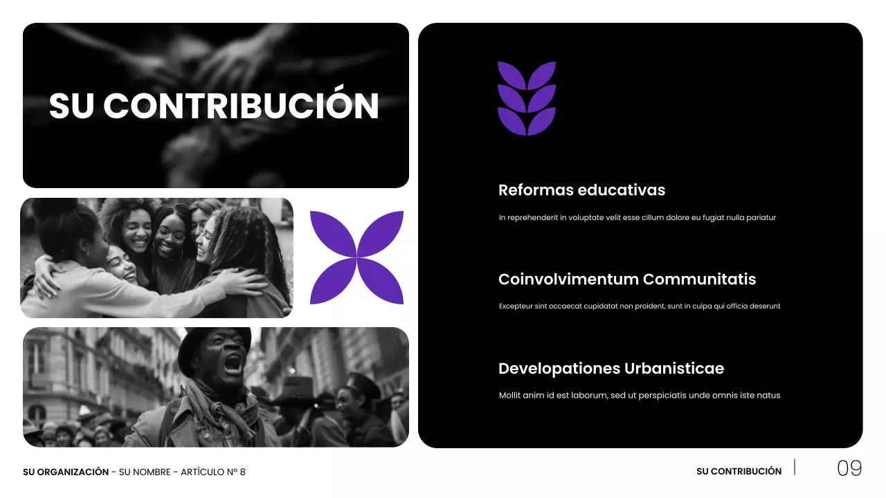 presentación de los movimientos civiles negros modernos