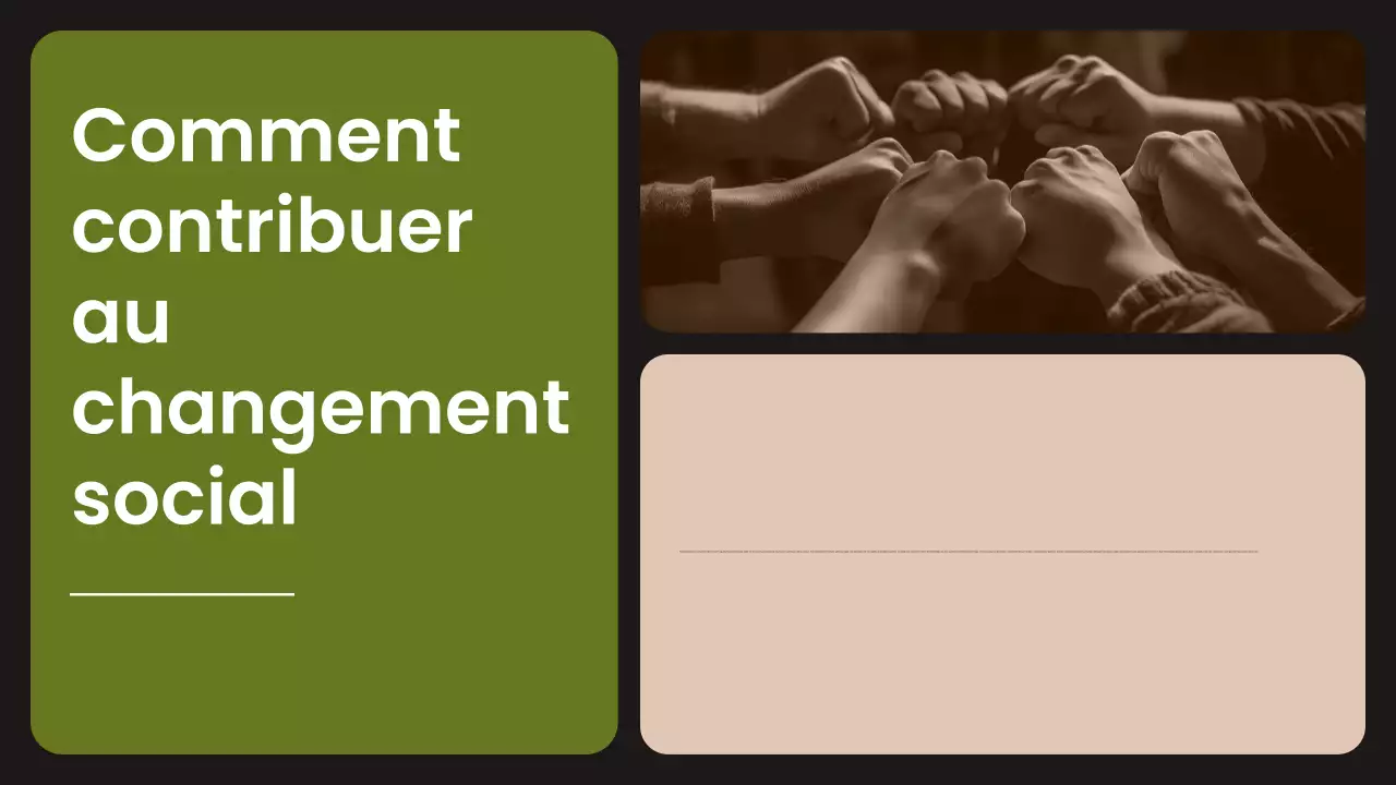 présentation des mouvements civils modernes orange