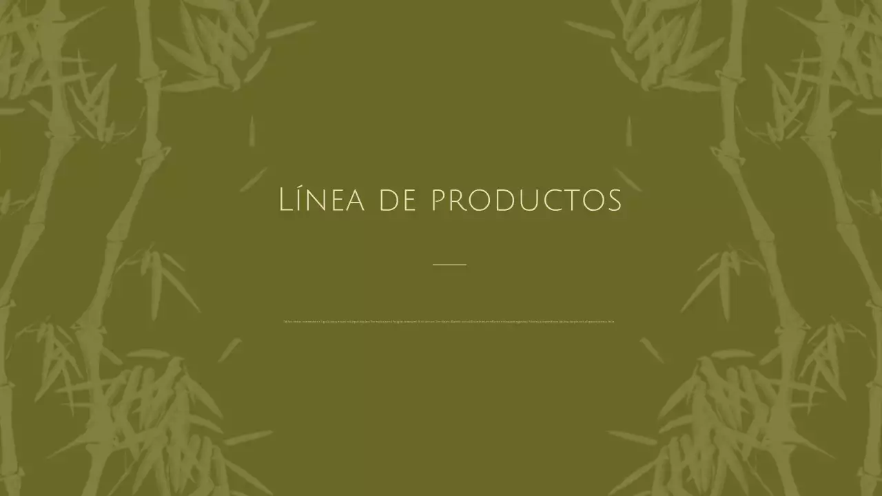 catálogo de productos botánicos ecológicos