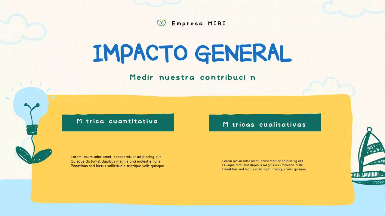 presentación ecológica sin ánimo de lucro