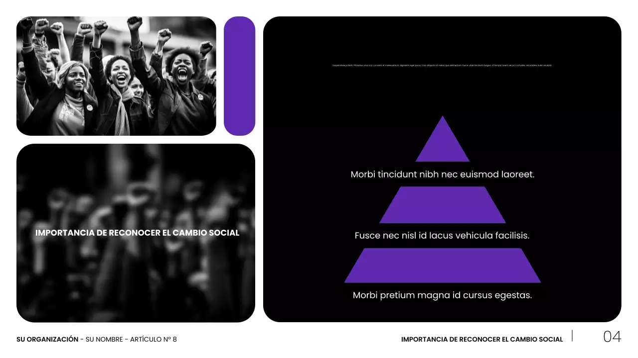 presentación de los movimientos civiles negros modernos