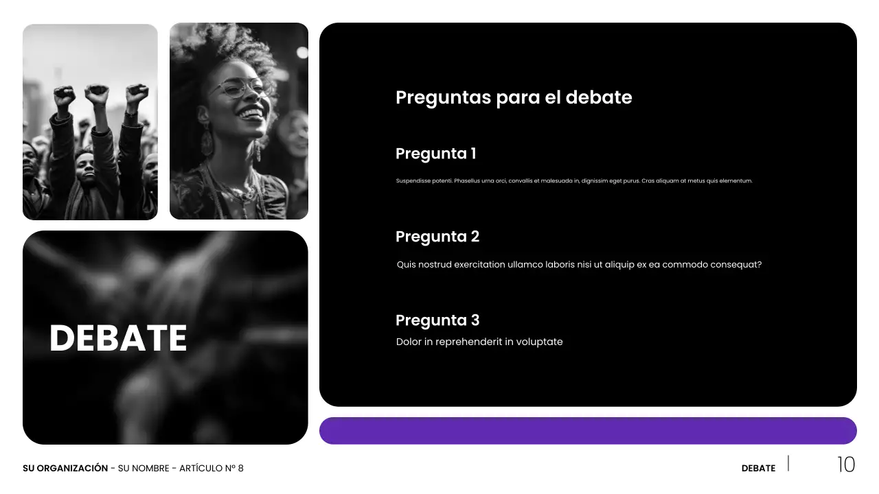 presentación de los movimientos civiles negros modernos